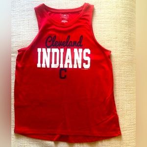 Cleveland Indians Baseball Tank Top, Size Small